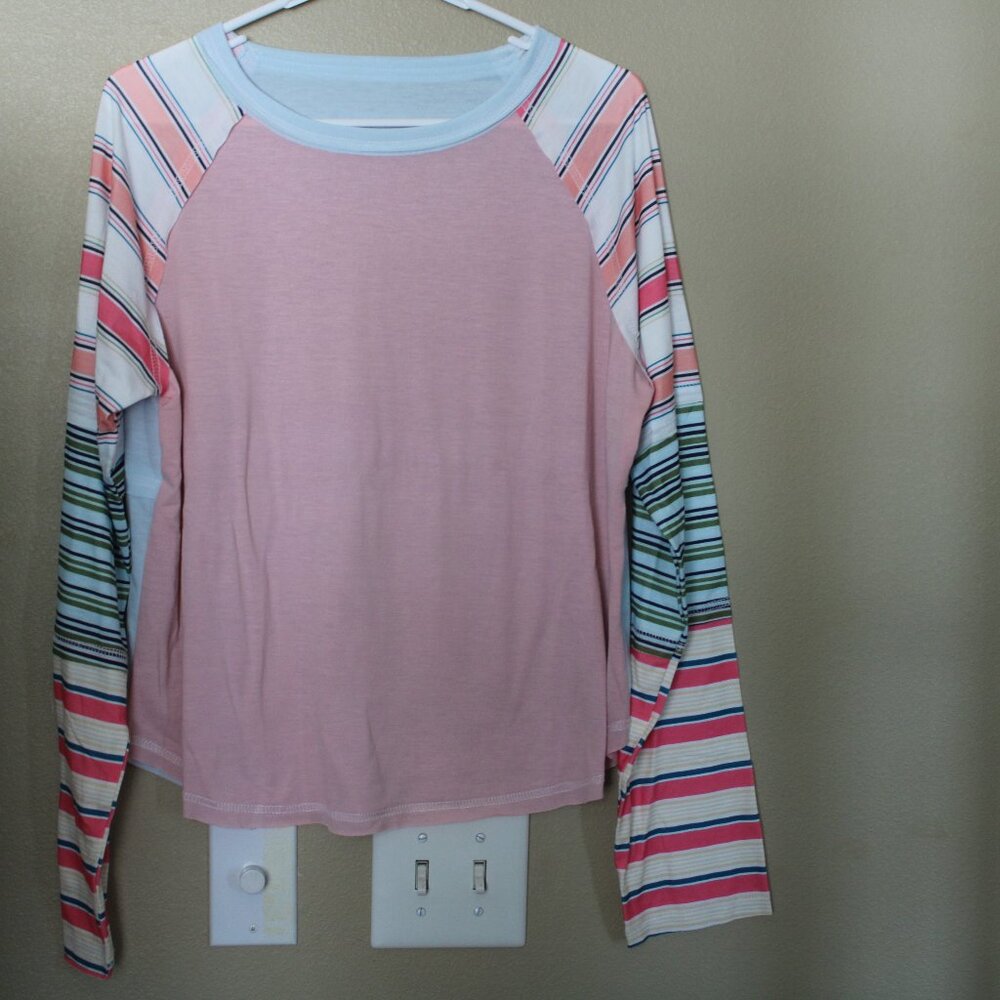 Multi-Color Long Sleeve T-Shirt